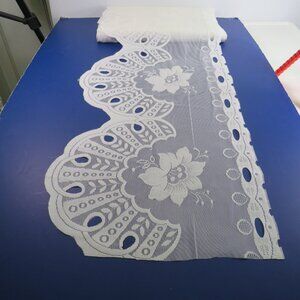 LACE Border Valance Heritage Lace 100% polyester 257" long 11.5" tall